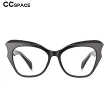 Load image into Gallery viewer, 53814 Big Frame Cat Eye Anti Blue Light Optical Glasses Frames Women Computer Eyeglasses