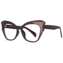 Load image into Gallery viewer, 53814 Big Frame Cat Eye Anti Blue Light Optical Glasses Frames Women Computer Eyeglasses