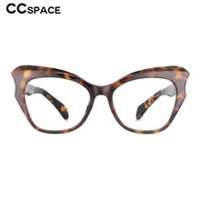Load image into Gallery viewer, 53814 Big Frame Cat Eye Anti Blue Light Optical Glasses Frames Women Computer Eyeglasses