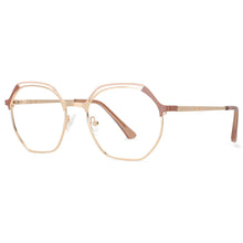 Load image into Gallery viewer, 53815 Polygon Metal Blue Light Blocking Optical Glasses Frames Men Women Computer Eyeglasses