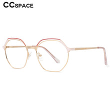 Load image into Gallery viewer, 53815 Polygon Metal Blue Light Blocking Optical Glasses Frames Men Women Computer Eyeglasses