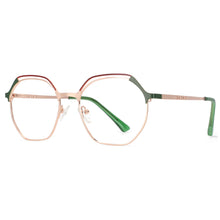Load image into Gallery viewer, 53815 Polygon Metal Blue Light Blocking Optical Glasses Frames Men Women Computer Eyeglasses