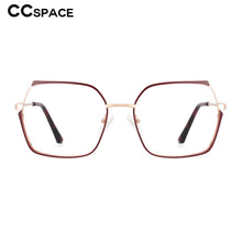 Load image into Gallery viewer, 53816 Cat Eye Metal Anti Blue Light Optical Glasses Frames Square Men Women Computer Eyeglasses