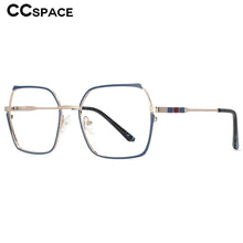 Load image into Gallery viewer, 53816 Cat Eye Metal Anti Blue Light Optical Glasses Frames Square Men Women Computer Eyeglasses