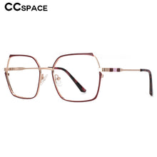 Load image into Gallery viewer, 53816 Cat Eye Metal Anti Blue Light Optical Glasses Frames Square Men Women Computer Eyeglasses