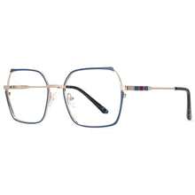 Load image into Gallery viewer, 53816 Cat Eye Metal Anti Blue Light Optical Glasses Frames Square Men Women Computer Eyeglasses