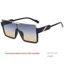 Load image into Gallery viewer, 53820 Big Frame Square Shades Goggle Trend Light  One-Piece Large Frame Unisex Uv400