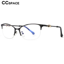 Load image into Gallery viewer, 53826  Half Frame Optical Glasses Frames Women Computer Eyeglasses