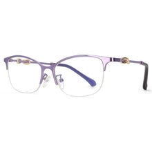 Load image into Gallery viewer, 53826  Half Frame Optical Glasses Frames Women Computer Eyeglasses