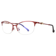 Load image into Gallery viewer, 53826  Half Frame Optical Glasses Frames Women Computer Eyeglasses