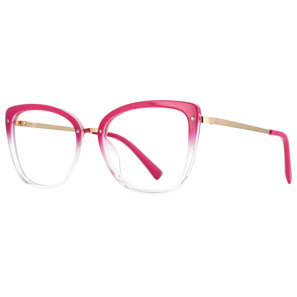 53830 TR90 Gradient Frame Anti Blue Light Glasses Frames Men Women Computer Eyeglasses