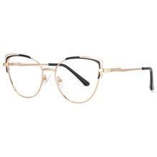 Load image into Gallery viewer, 53833 Cat Eye Women Metal Anti Blue Light Optical Glasses Frames Computer Eyeglasses