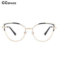 Load image into Gallery viewer, 53833 Cat Eye Women Metal Anti Blue Light Optical Glasses Frames Computer Eyeglasses