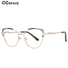 Load image into Gallery viewer, 53833 Cat Eye Women Metal Anti Blue Light Optical Glasses Frames Computer Eyeglasses