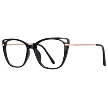 Load image into Gallery viewer, 53834 Cat Eye Anti Blue Light Optical Glasses Frames Women TR90 Computer Eyeglasses