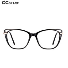 Load image into Gallery viewer, 53834 Cat Eye Anti Blue Light Optical Glasses Frames Women TR90 Computer Eyeglasses