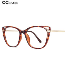 Load image into Gallery viewer, 53834 Cat Eye Anti Blue Light Optical Glasses Frames Women TR90 Computer Eyeglasses