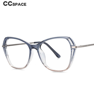 53835 Cat Eye Anti Blue Light Optical Glasses Frames Women Plastic Titanium Computer Eyeglasses