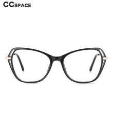 Load image into Gallery viewer, 53835 Cat Eye Anti Blue Light Optical Glasses Frames Women Plastic Titanium Computer Eyeglasses