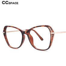 Load image into Gallery viewer, 53835 Cat Eye Anti Blue Light Optical Glasses Frames Women Plastic Titanium Computer Eyeglasses