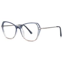 Load image into Gallery viewer, 53835 Cat Eye Anti Blue Light Optical Glasses Frames Women Plastic Titanium Computer Eyeglasses