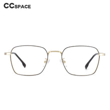 Load image into Gallery viewer, 53836 Small Frame Square Anti Blue Light Optical Stainless Steel Glasses Frames Men Women Computer Eyeglasses