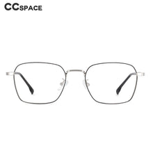 Load image into Gallery viewer, 53836 Small Frame Square Anti Blue Light Optical Stainless Steel Glasses Frames Men Women Computer Eyeglasses