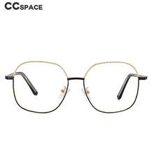 Load image into Gallery viewer, 53837 Oversized Square Anti Blue Light Metal Optical Glasses Frames Men Women Computer Eyeglasses