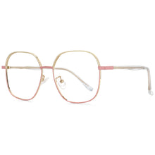 Load image into Gallery viewer, 53837 Oversized Square Anti Blue Light Metal Optical Glasses Frames Men Women Computer Eyeglasses