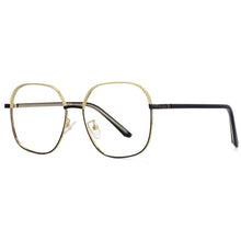 Load image into Gallery viewer, 53837 Oversized Square Anti Blue Light Metal Optical Glasses Frames Men Women Computer Eyeglasses