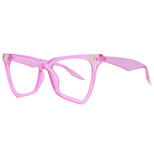 Load image into Gallery viewer, 53838 Oversized Women Rainbow Glasses Frames Anti Blue Light Computer Eyeglasses