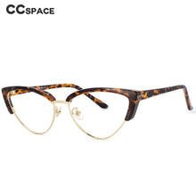 Load image into Gallery viewer, 53840 Vintage Cat Eye Anti Blue Light Optical Eyebrow Glasses Frames Men Women Computer Eyeglasses