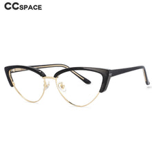 Load image into Gallery viewer, 53840 Vintage Cat Eye Anti Blue Light Optical Eyebrow Glasses Frames Men Women Computer Eyeglasses