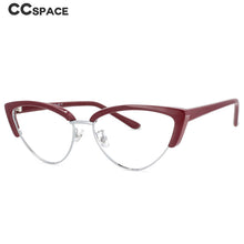 Load image into Gallery viewer, 53840 Vintage Cat Eye Anti Blue Light Optical Eyebrow Glasses Frames Men Women Computer Eyeglasses