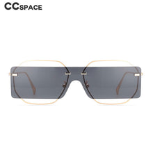 Load image into Gallery viewer, 53841 Rectangle Rimless Sunglasses One Lens Men Women Shades Uv400 Vintage Glasses