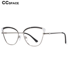 Load image into Gallery viewer, 53845 Retro Cat Eye Women Metal Anti Blue Light Optical Glasses Frames Computer Eyeglasses