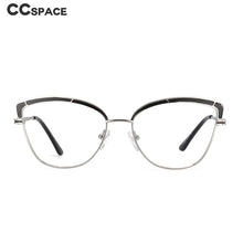 Load image into Gallery viewer, 53845 Retro Cat Eye Women Metal Anti Blue Light Optical Glasses Frames Computer Eyeglasses