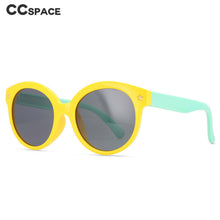 Load image into Gallery viewer, 53853 Kids Polarized Sunglasses Round Cute Shades Uv400 Vintage Glasses