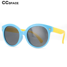 Load image into Gallery viewer, 53853 Kids Polarized Sunglasses Round Cute Shades Uv400 Vintage Glasses