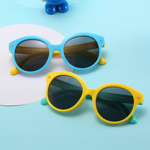 Load image into Gallery viewer, 53853 Kids Polarized Sunglasses Round Cute Shades Uv400 Vintage Glasses