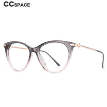 Load image into Gallery viewer, 53860 Retro Cat Eye Women Anti Blue Light Optical Glasses Frames Leopard Print TR90 Computer Eyeglasses