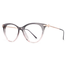 Load image into Gallery viewer, 53860 Retro Cat Eye Women Anti Blue Light Optical Glasses Frames Leopard Print TR90 Computer Eyeglasses
