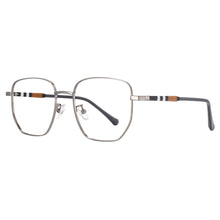 Load image into Gallery viewer, 53862 Brand Frame Anti Blue Light Metal Optical Glasses Frames Stripe Leg Men Women Computer Eyeglasses