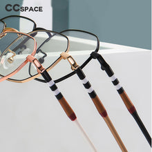 Load image into Gallery viewer, 53863 Metal Frame Stripe Leg Anti Blue Light Optical Glasses Frames Men Women Computer Eyeglasses