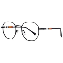 Load image into Gallery viewer, 53863 Metal Frame Stripe Leg Anti Blue Light Optical Glasses Frames Men Women Computer Eyeglasses