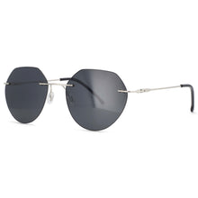 Load image into Gallery viewer, 53864 Rimless Polarized Sunglasses Night Vision Goggles Photochromic Sunglasses Men Women Shades Uv400 Vintage Glasses