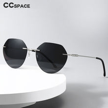 Load image into Gallery viewer, 53864 Rimless Polarized Sunglasses Night Vision Goggles Photochromic Sunglasses Men Women Shades Uv400 Vintage Glasses