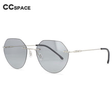 Load image into Gallery viewer, 53864 Rimless Polarized Sunglasses Night Vision Goggles Photochromic Sunglasses Men Women Shades Uv400 Vintage Glasses
