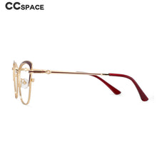 Load image into Gallery viewer, 53866 Square Cat Eye Anti Blue Light Metal Glasses Frames Women Optical Computer Eyeglasses