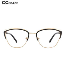 Carica l&#39;immagine nel visualizzatore di Gallery, 53867 Retro Cat Eye Anti Blue Light Optical Metal Glasses Frames Women Computer Eyeglasses
